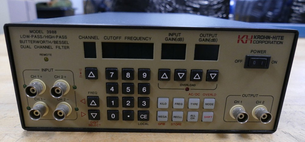 Krohn-Hite 3988 Programmable Filter