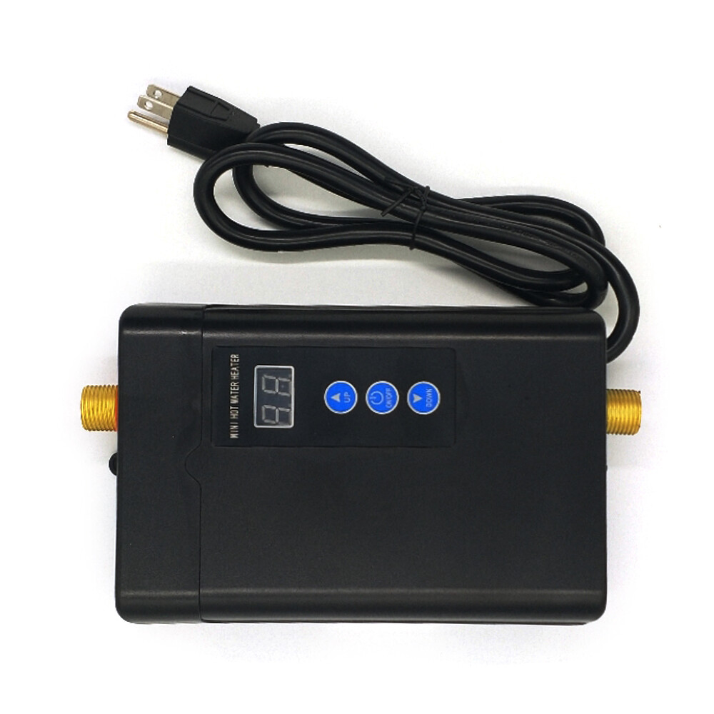 Electric Hot Tankless Water Heater Shower Instant Boiler Kitchen Bathroom 110V