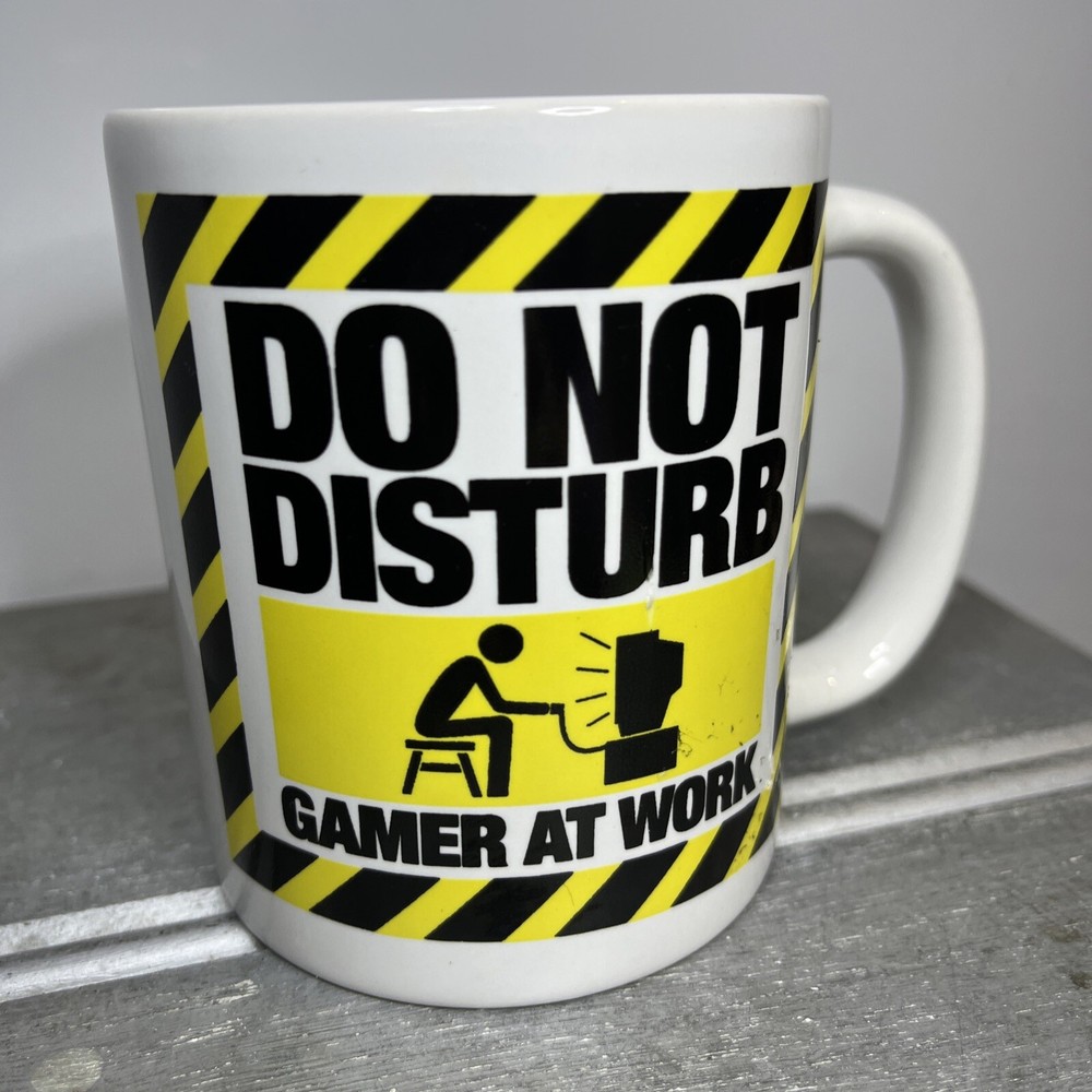Gamer At Work Do Not Disturb Mug Collectable.