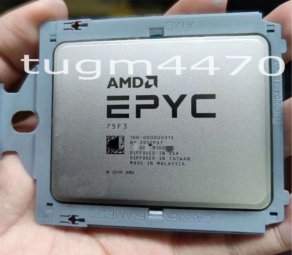 AMD epyc 75F3 Milan CPU processor 32 cores 64 threads 2.95GHZ 280w