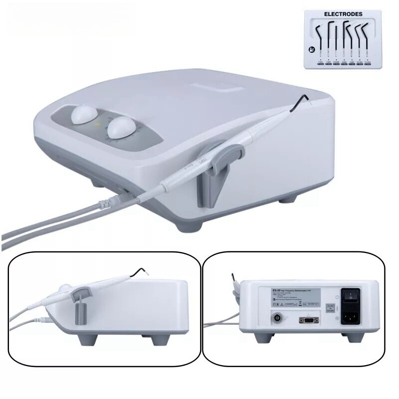 Dental 30W High-Frequency Electrosurgery Unit Machine ES-20 w/ 7 Electrodes Tips