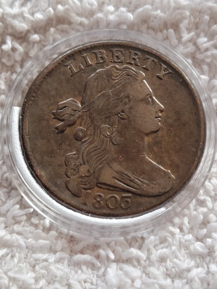1803 draped bust large cent