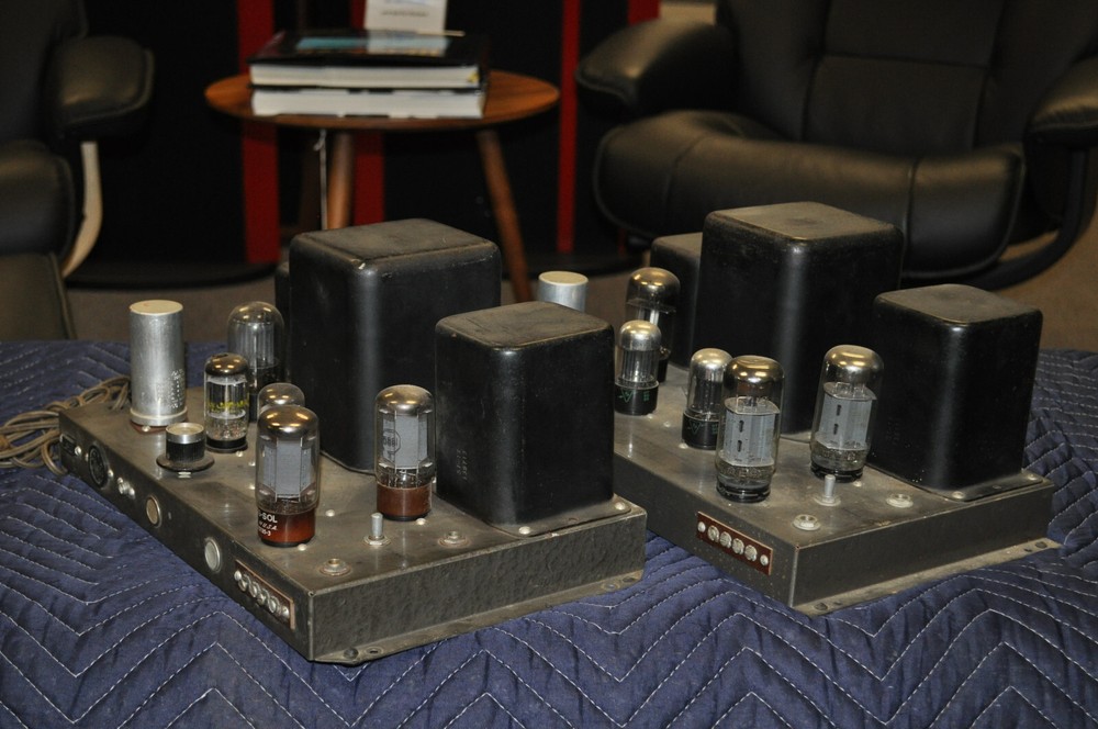 Heathkit W4-AM Mono Tube Amplifier Pair Need Servicing
