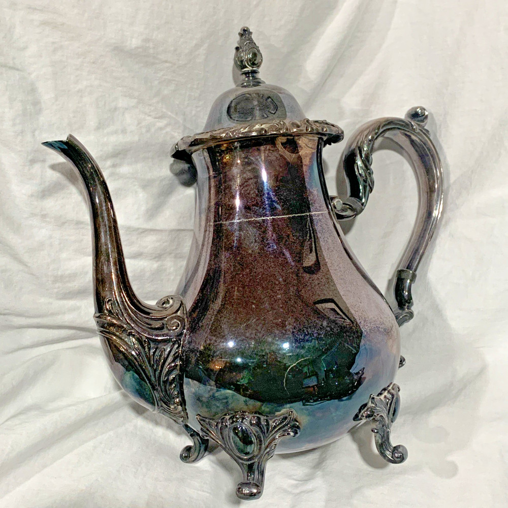 5 Piece Webster Wilcox Fine Quality Silverplate Rochelle Tea Set Silver Plate