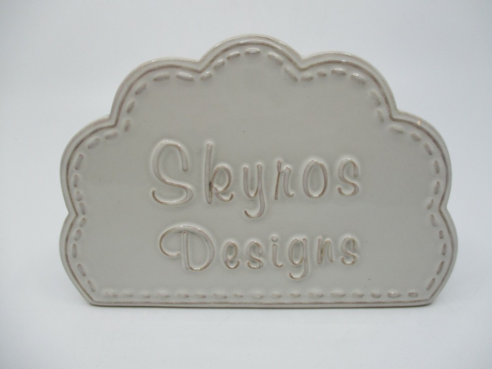 SKYROS ADVERTISING DISPLAY SIGN - 6" x 4"  0809G
