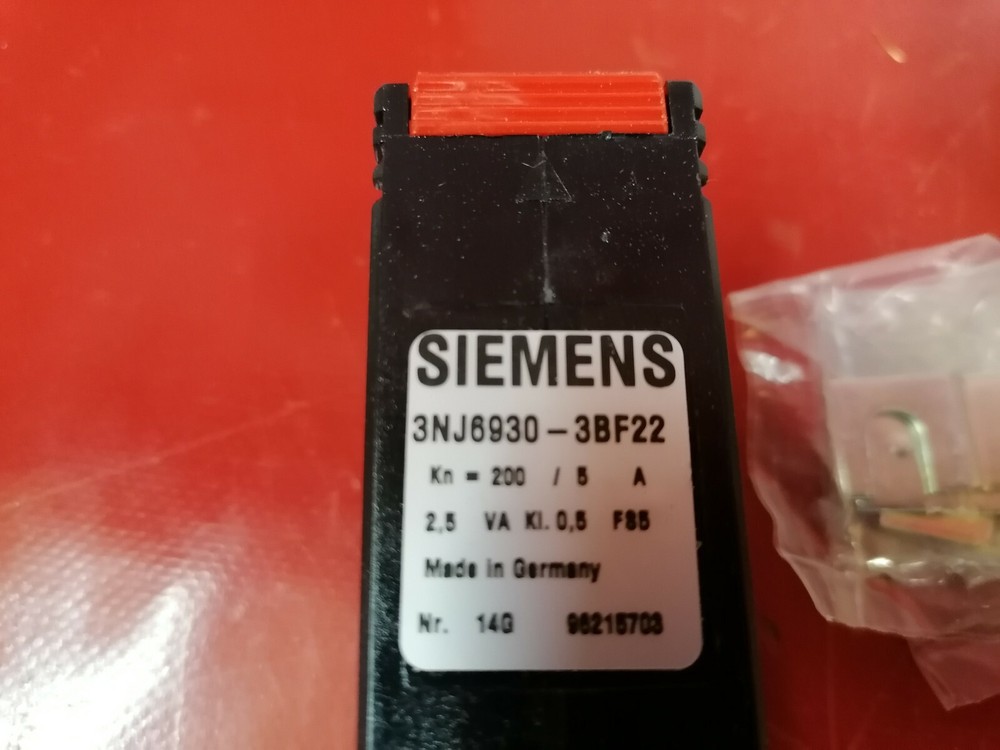 Siemens Current Transformer 3NJ6930-3BF22 NEW