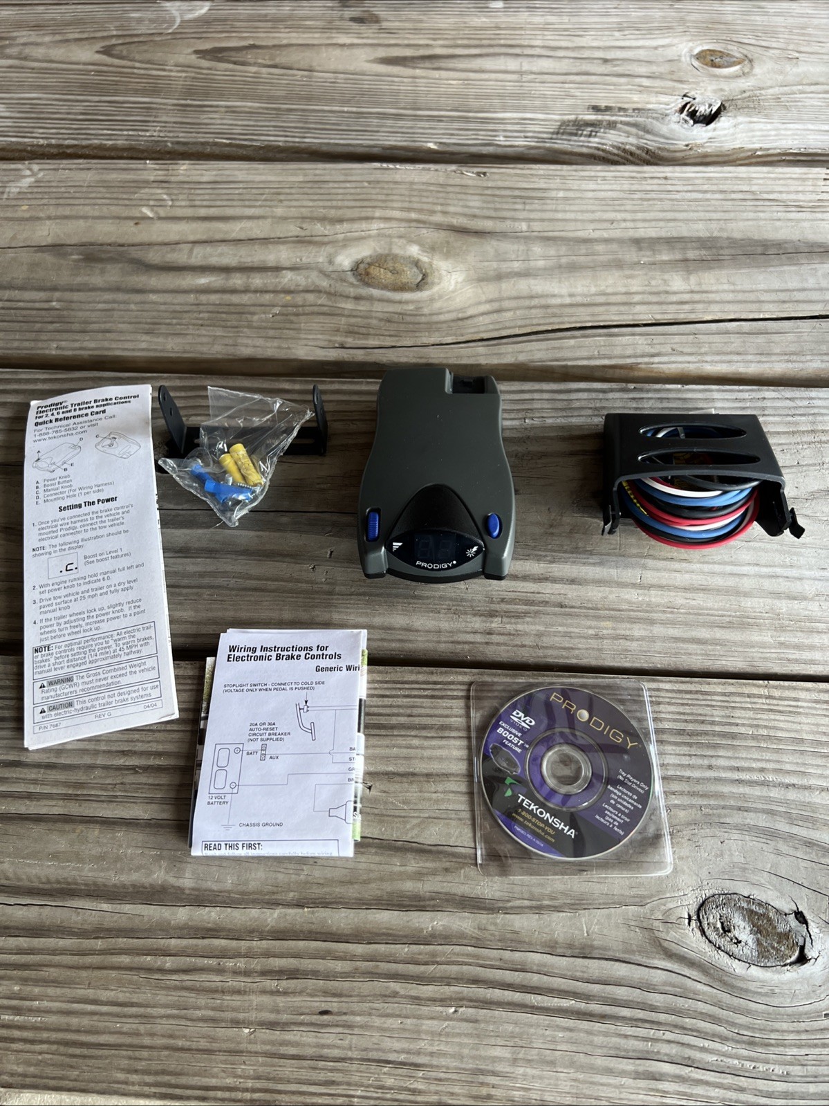 Tekonsha Prodigy 90185 Trailer Brake Controller Brand new Digital self leveling