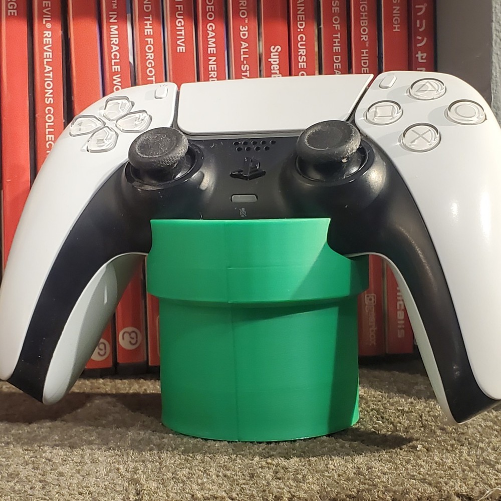 Controller Stand. SMB Plumber Pipe Switch Cartridge Holder. 3D Printed. US Ship
