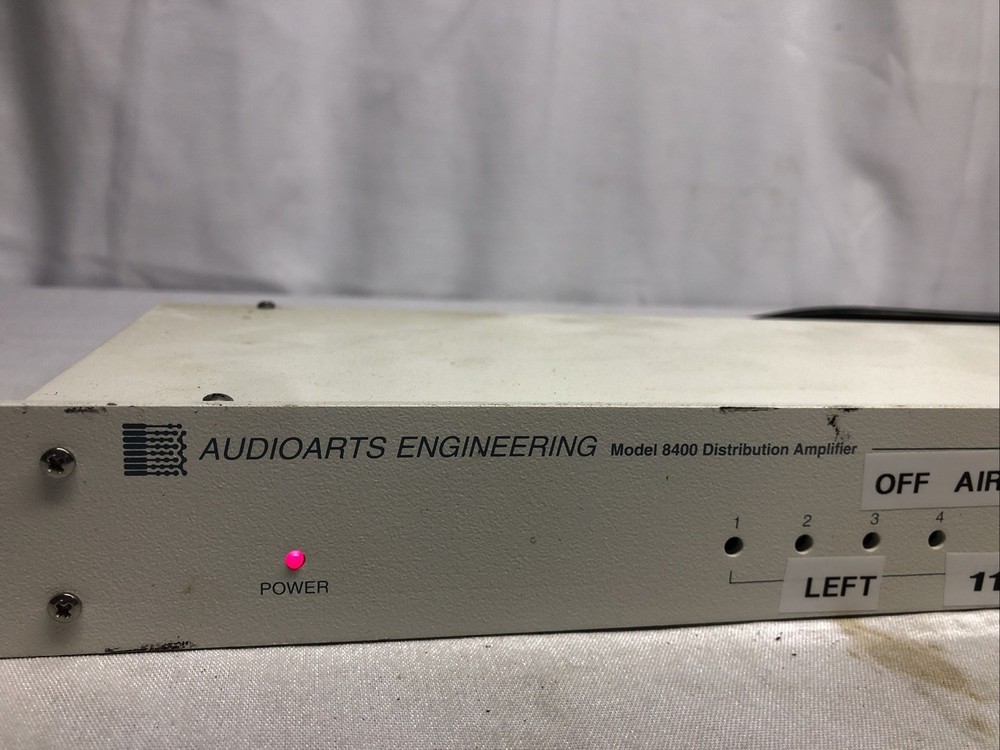 Used Audioarts Engineering Amp model 8400 Good Condition