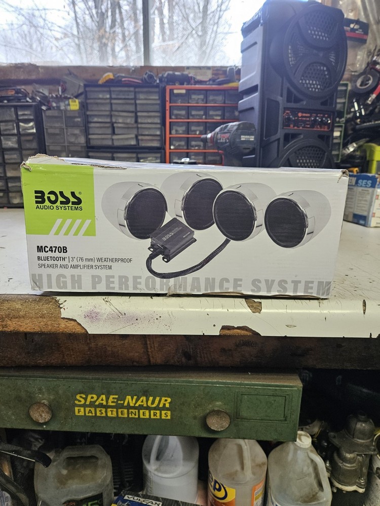 Boss Sound System For Motorcycle