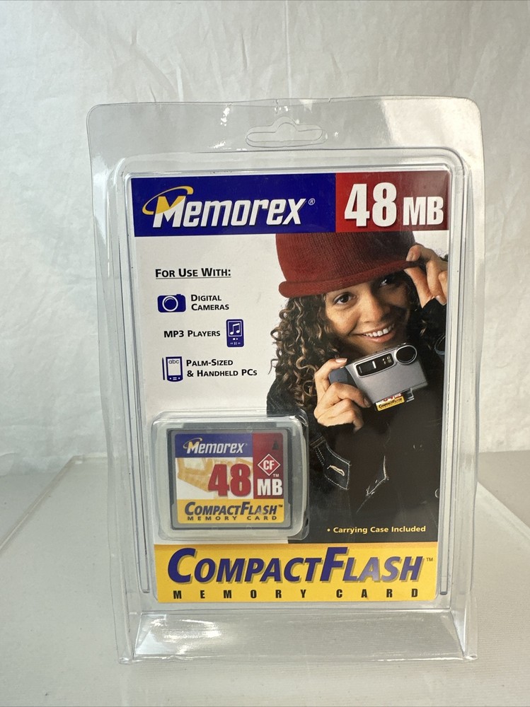 Memorex 48 MB CompactFlash Memory Card - New Vintage