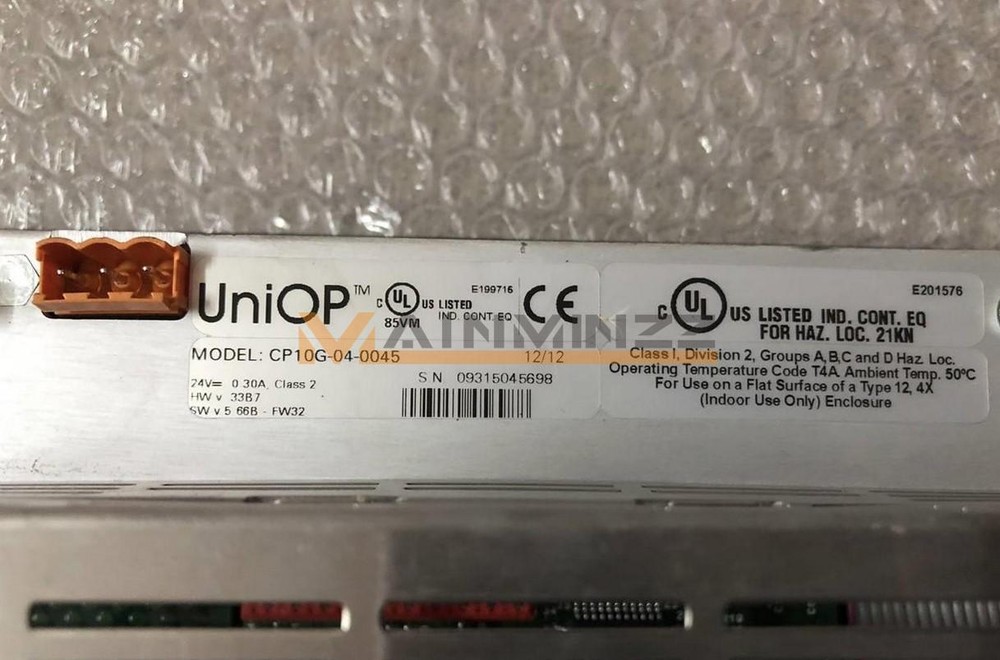 1PC UNIOP CP10G-04-0045 Human Machine Interface USED