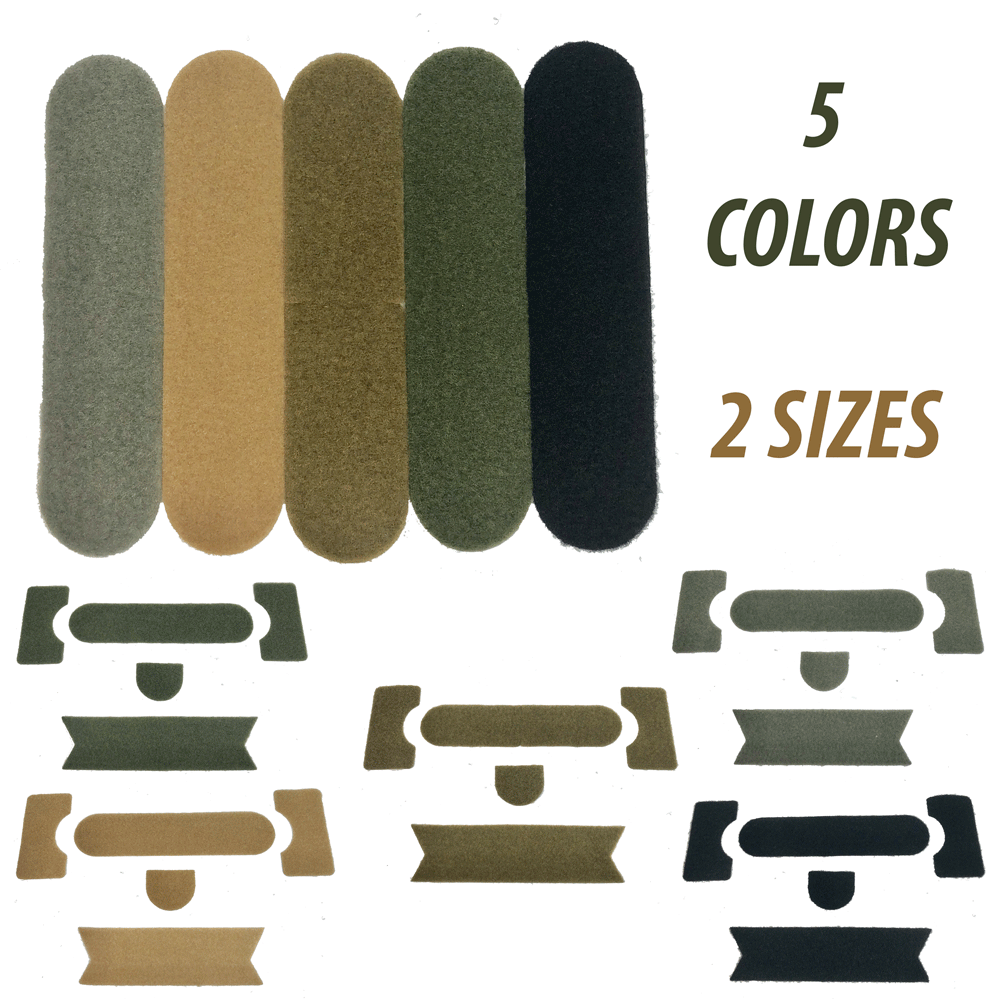 ACH MICH FAST Maritime ECH LWH PASGT Combat Helmet Adhesive Backed Loop Kit