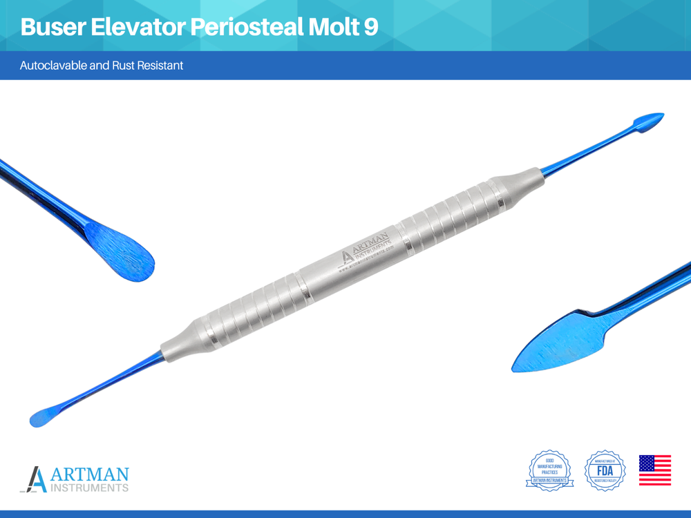 Dental Implant Buser Periosteal Elevators Mucoperiosteum Elevator ARTMAN