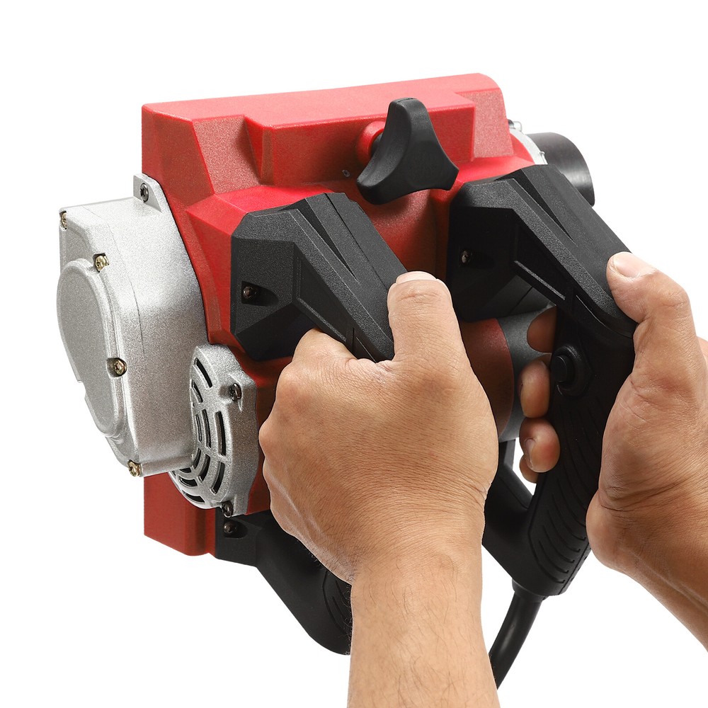 Portable Electric Rectangular Wall Planer Roller Hand Planing Machine 1300W