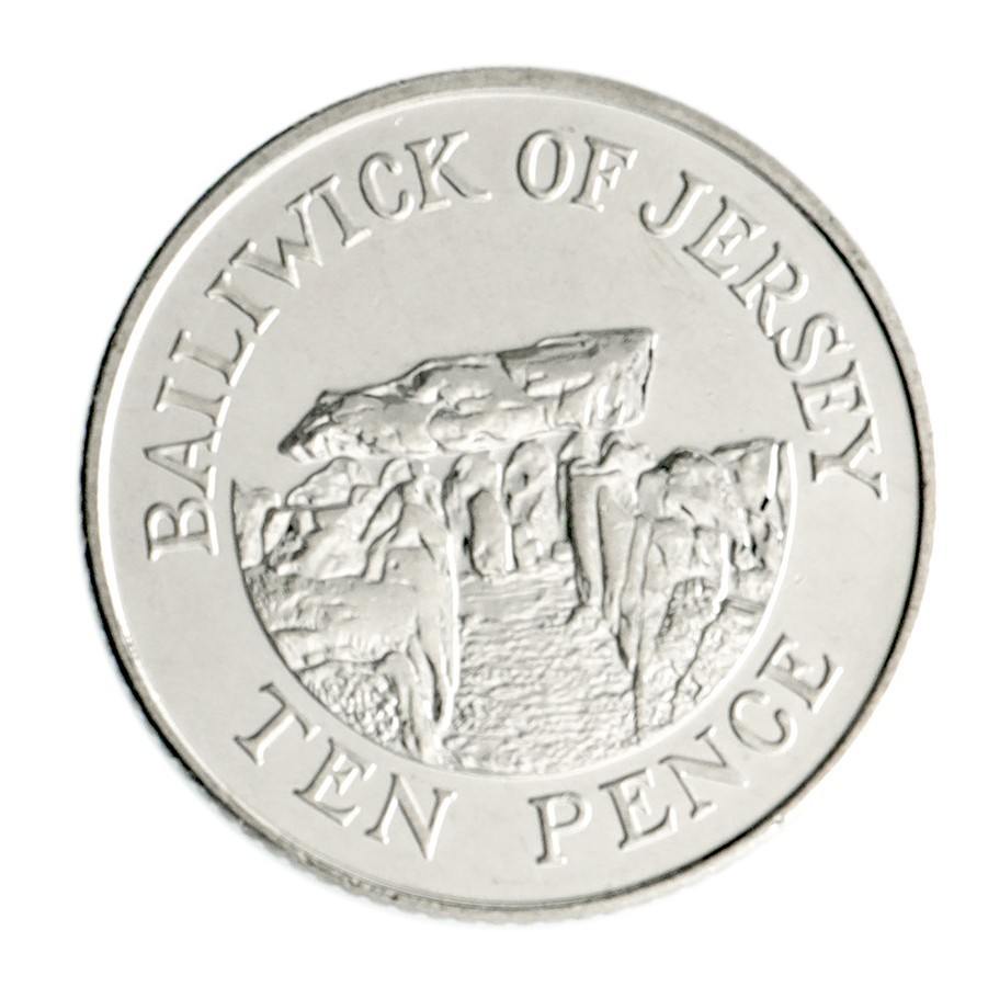 Jersey 10 Pence, 2012, KM #106, Mint