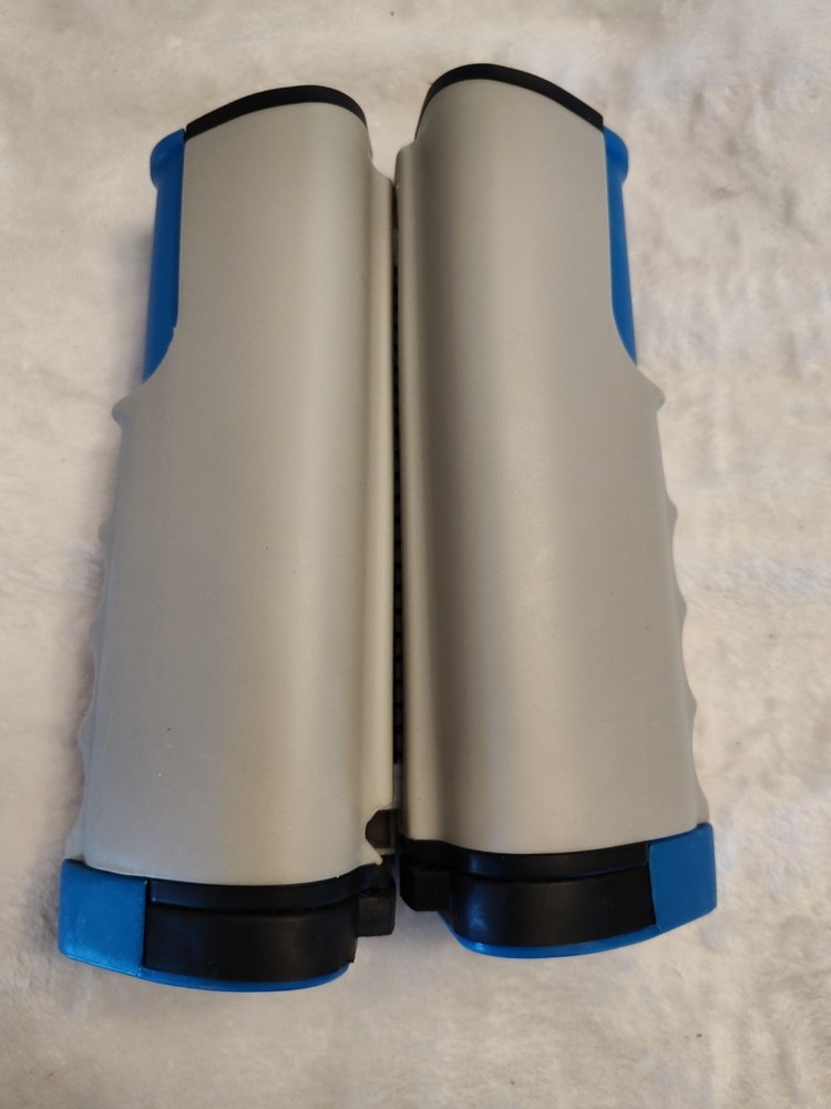 Retractable Table Tennis Net Gray Blue for Ping Pong Table