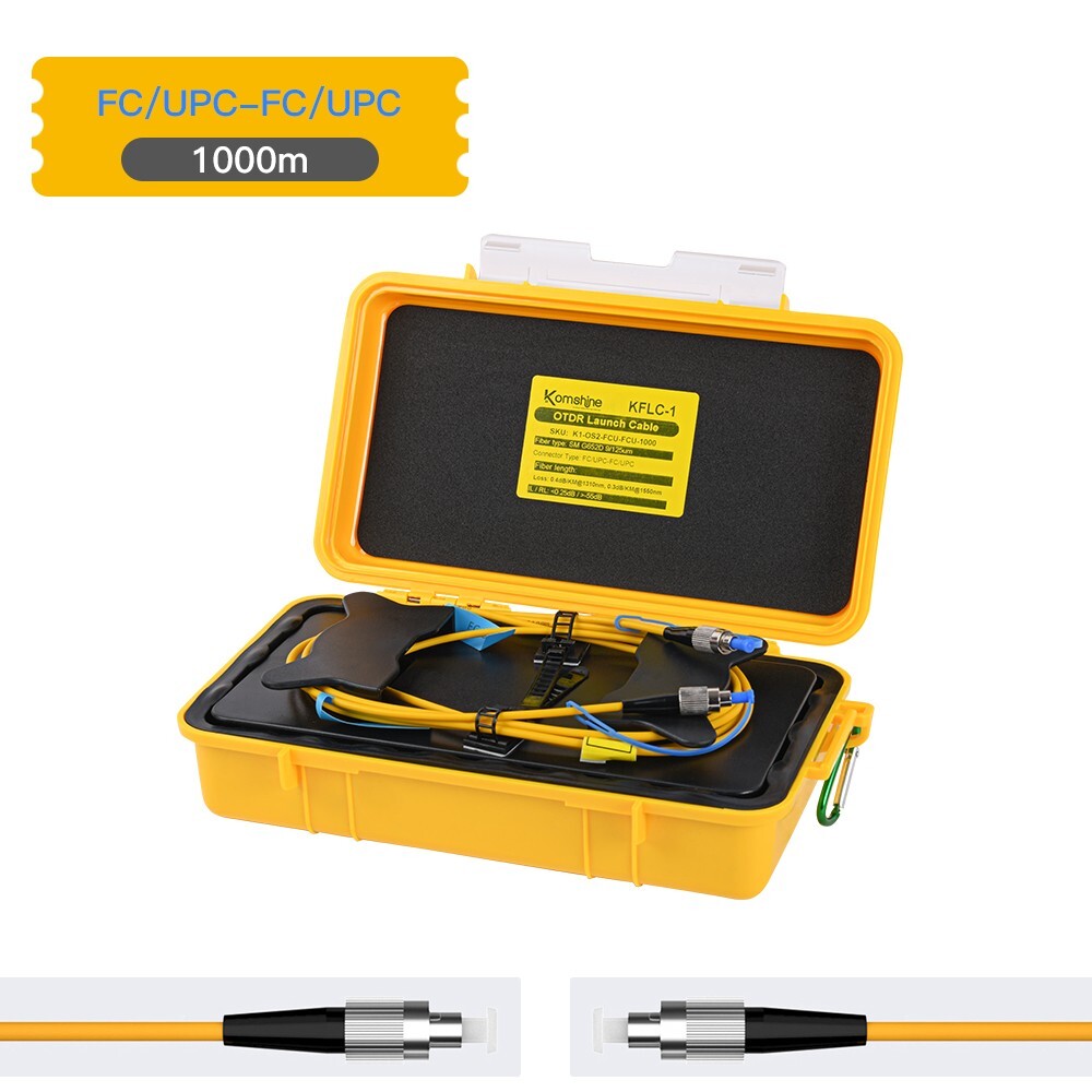 OTDR Launch Cable Box, 1kM SM G652D OTDR Dead Zone Eliminator, Support Customize