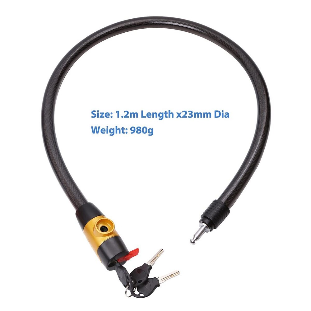 Cable Lock，Bike Lock，Motorcycle LockLock Warehouse Gate Very Strong.