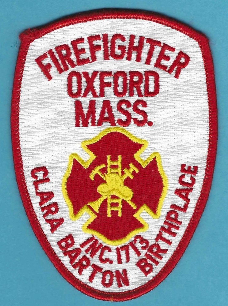 OXFORD MASSACHUSETTS FIRE RESCUE PATCH