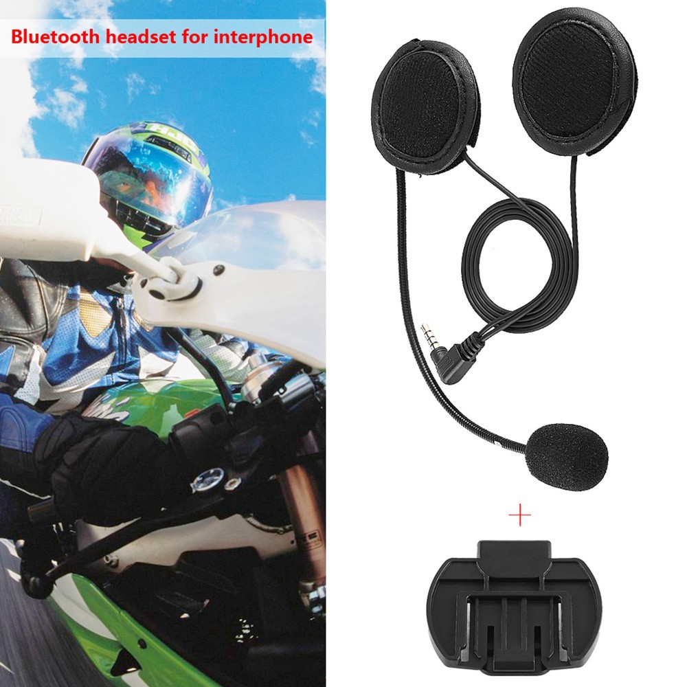 »Motorcycle Headphone Microphone Intercom 3.5mm Jack Plug V4 / V6 Compatible