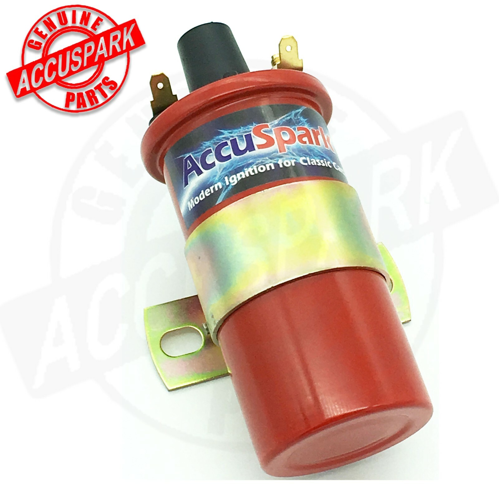 VW Beetle Electronic Distributor Coil,Short plugs,Red leads,Red rotor