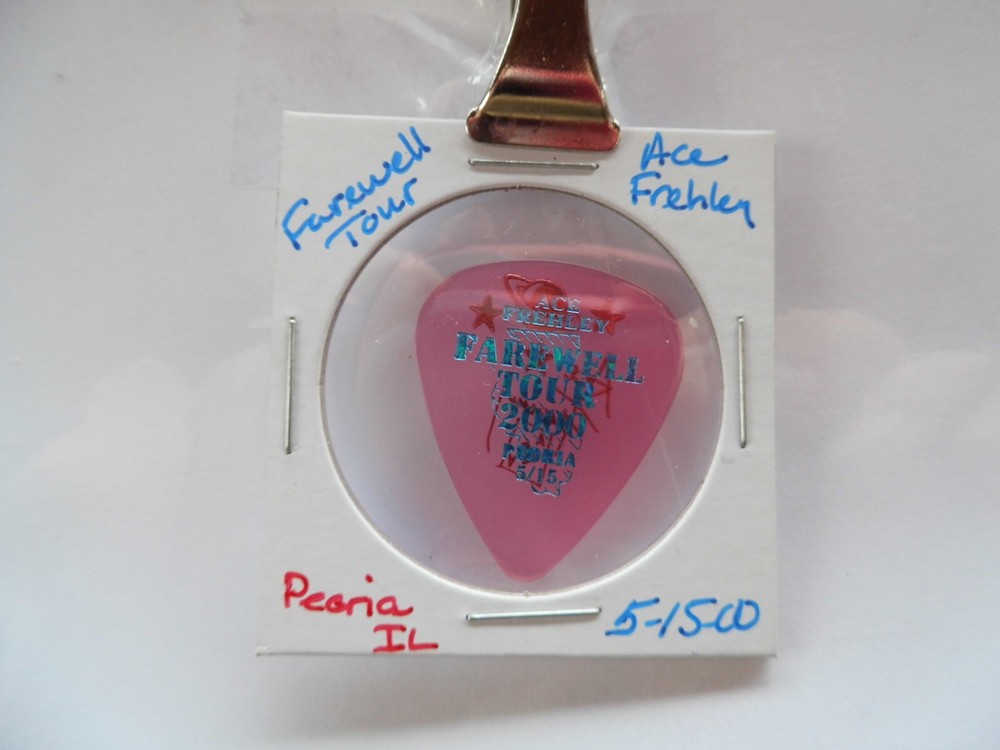 KISS ACE FREHLEY 5/15/00 GUITAR PICK~READ DESCRIPTION #5/10