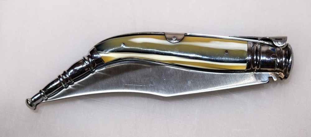 J. SANZ Folding Knife with bone Handle from Spain