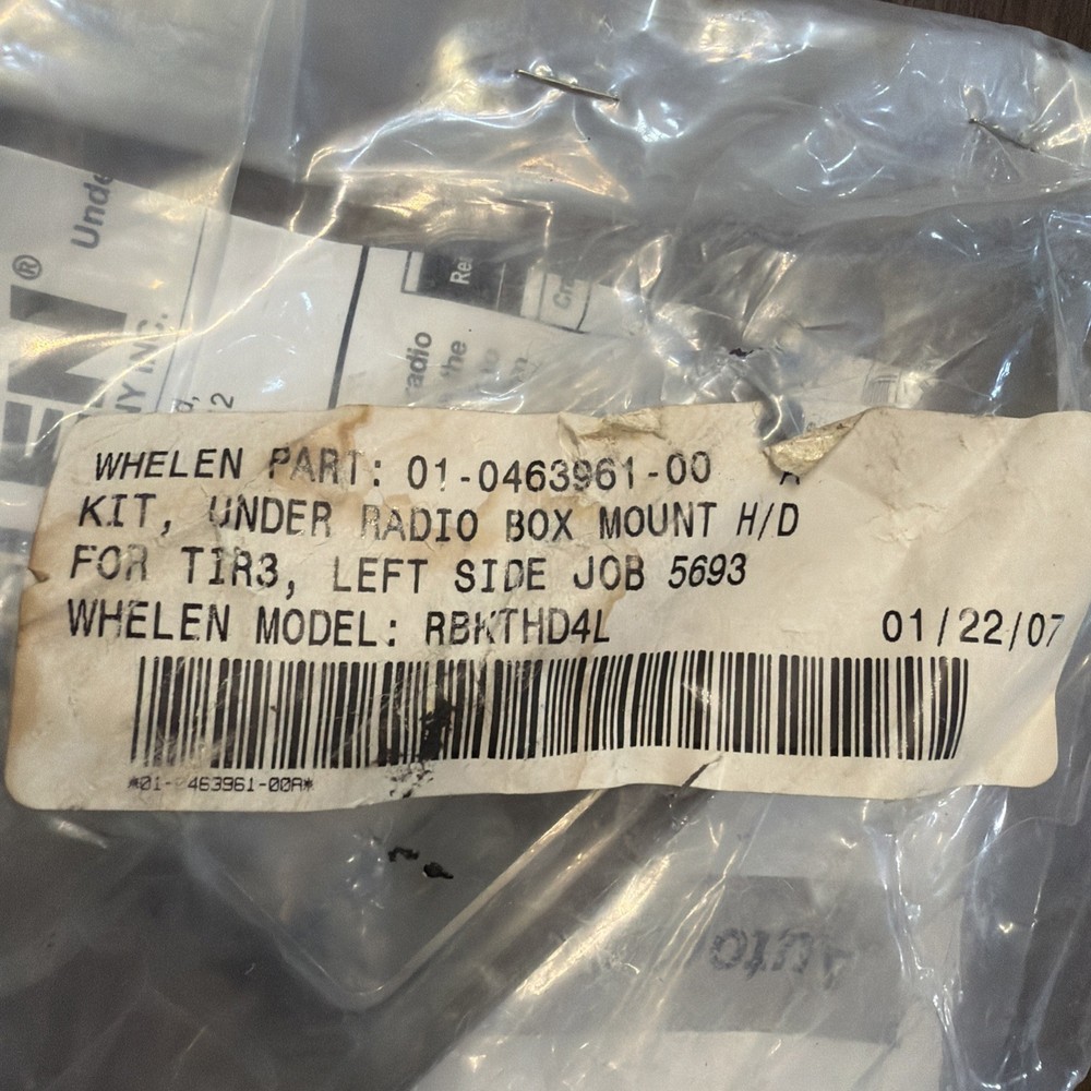 Whelen Bracket Model RBKTHD4L Harley Davidson For TIR3