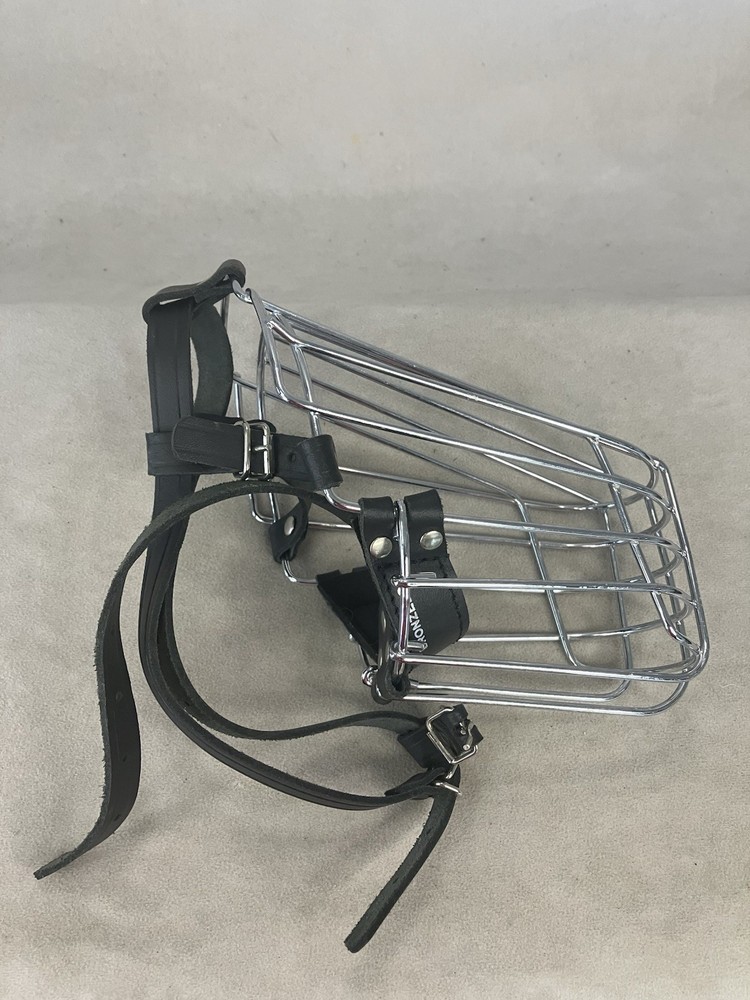 Bronzedog wire basket muzzle designed for large dog breeds