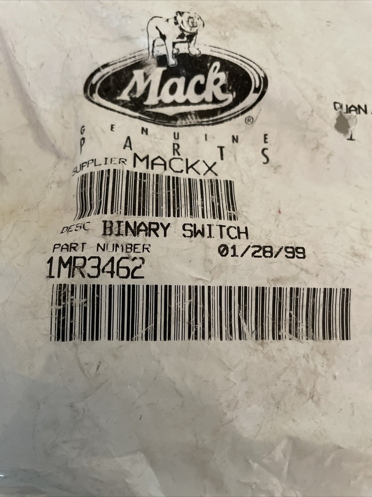 GENUINE MACK BINARY SWITCH RED DOT RD-5-4646-0 1MR3462 NEW OEM