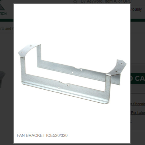 FAN BRACKET ICE520/320 # 3013252-01