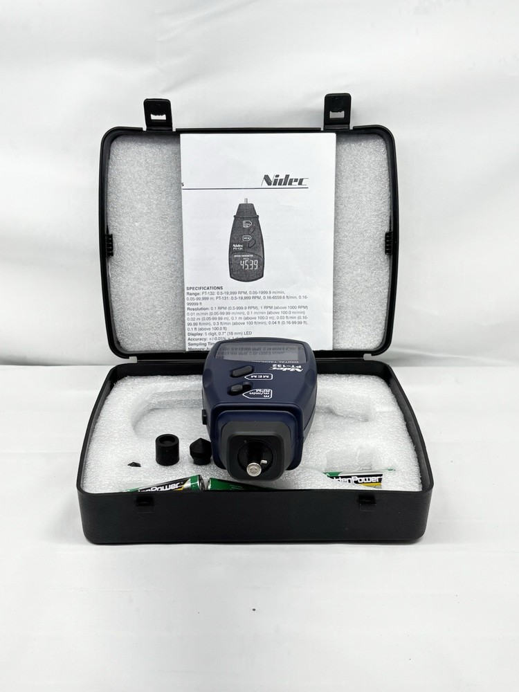Nidec PT-131 Contact Digital Tachometer