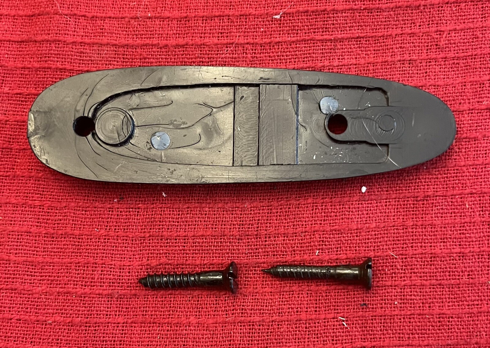 Winchester Model 1906 Logo Butt Plate w/ Screws - also Models 36 & Thumb Trigger