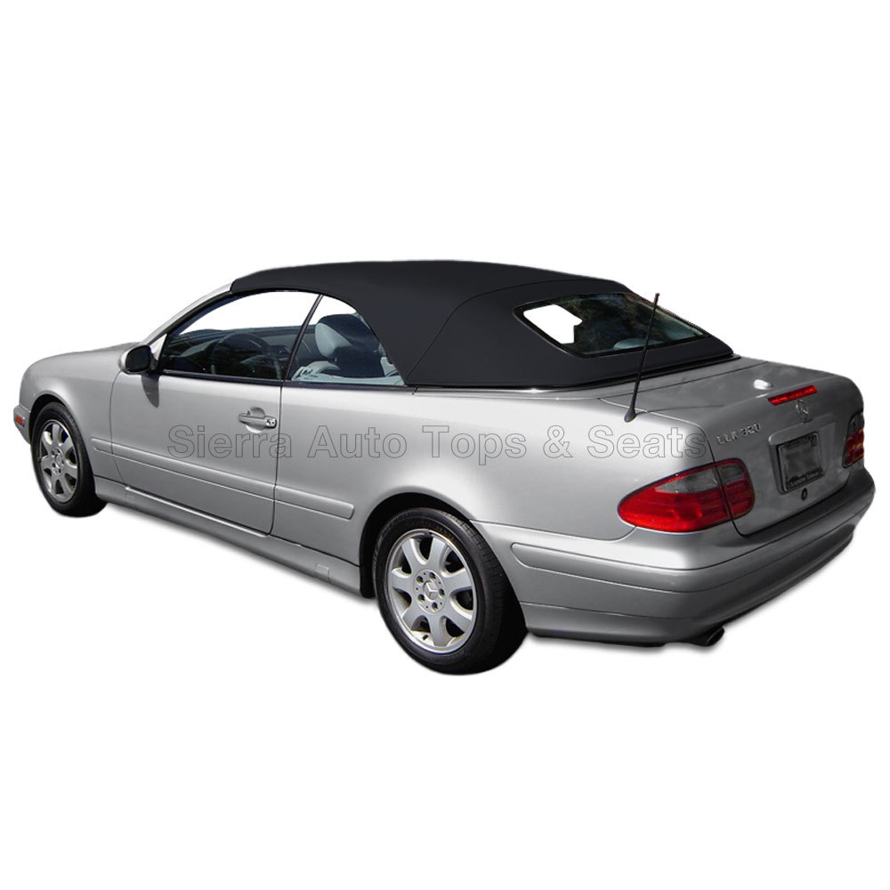 Fits: 1990-2003 Mercedes CLK, Convertible Top, Black Haartz Stayfast, no Window