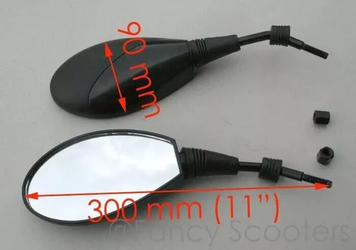 Vitacci Viper 150cc Scooter Mirror Set Black