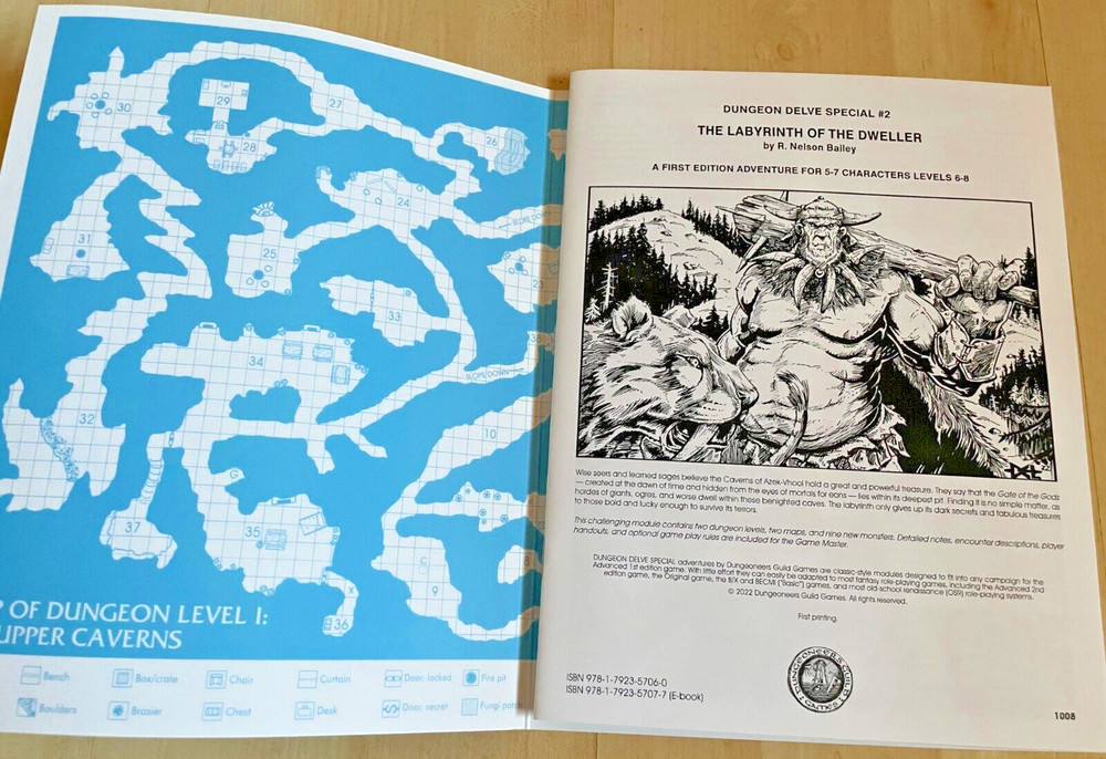 DUNGEON DELVE Module Bundle (8 books)