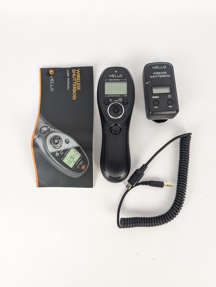 Vello Wireless ShutterBoss III Remote Switch with Digital Timer for Nikon #G337