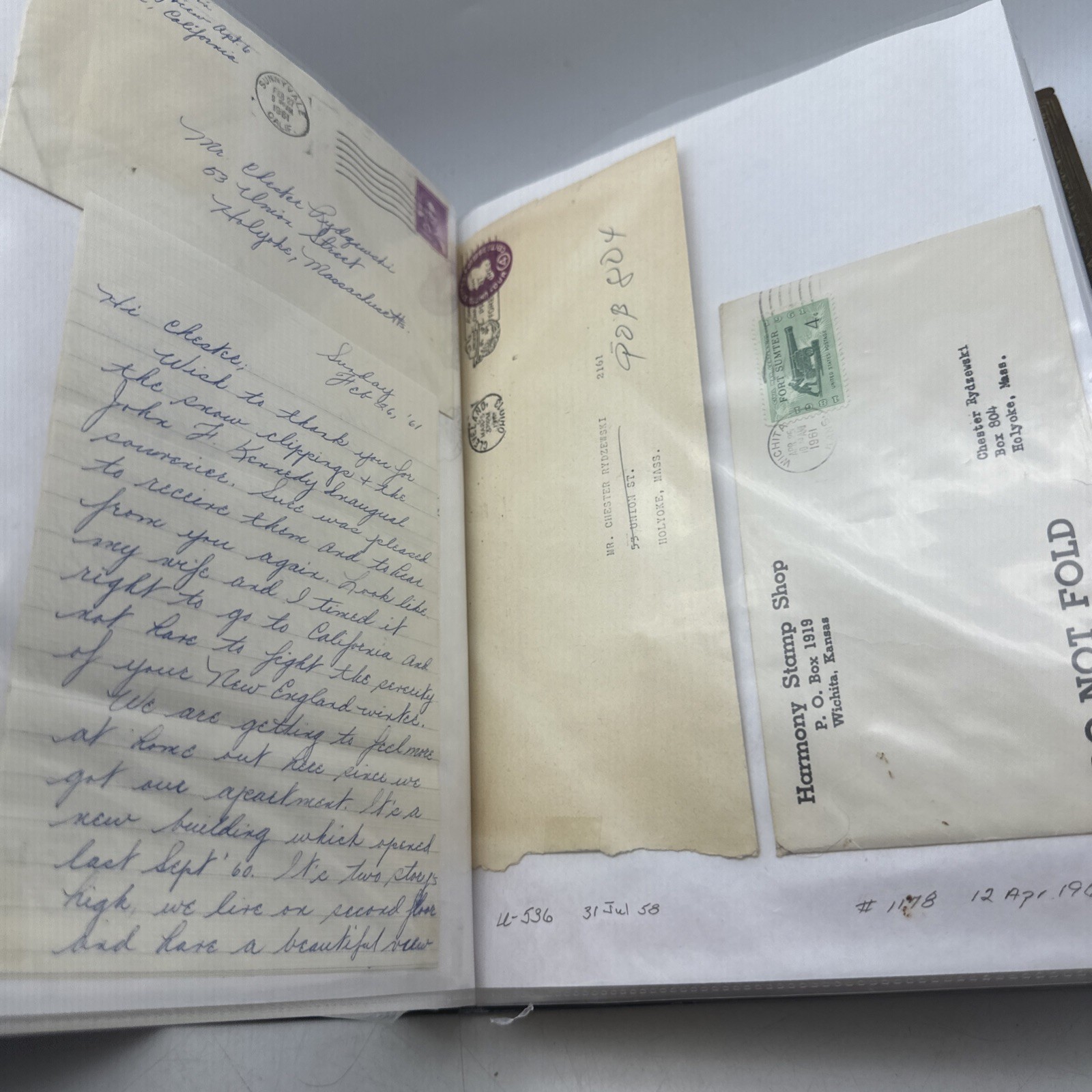 Vintage Stamp Covers Letters Lot 1960-1965 Postal History Collection (AA44)