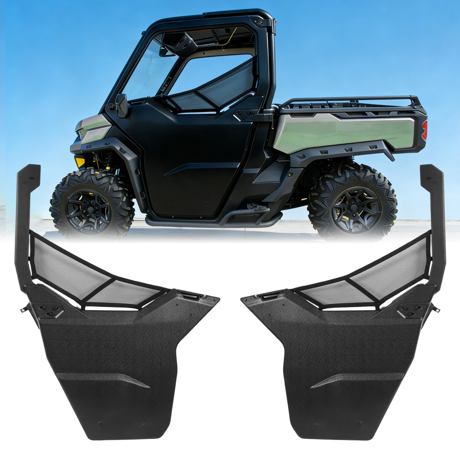 For Can Am 2 Half Doors Kit Defender XT HD5 HD8 HD10 DPS 2016 2024 ＃715003029