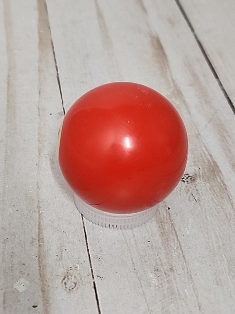 Vtg 1.5" Billiards Pool Ball #3 Red Solid dot Replacement Mini