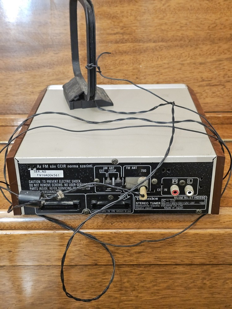 Technics ST-HD550 Stereo Tuner Tested Working
