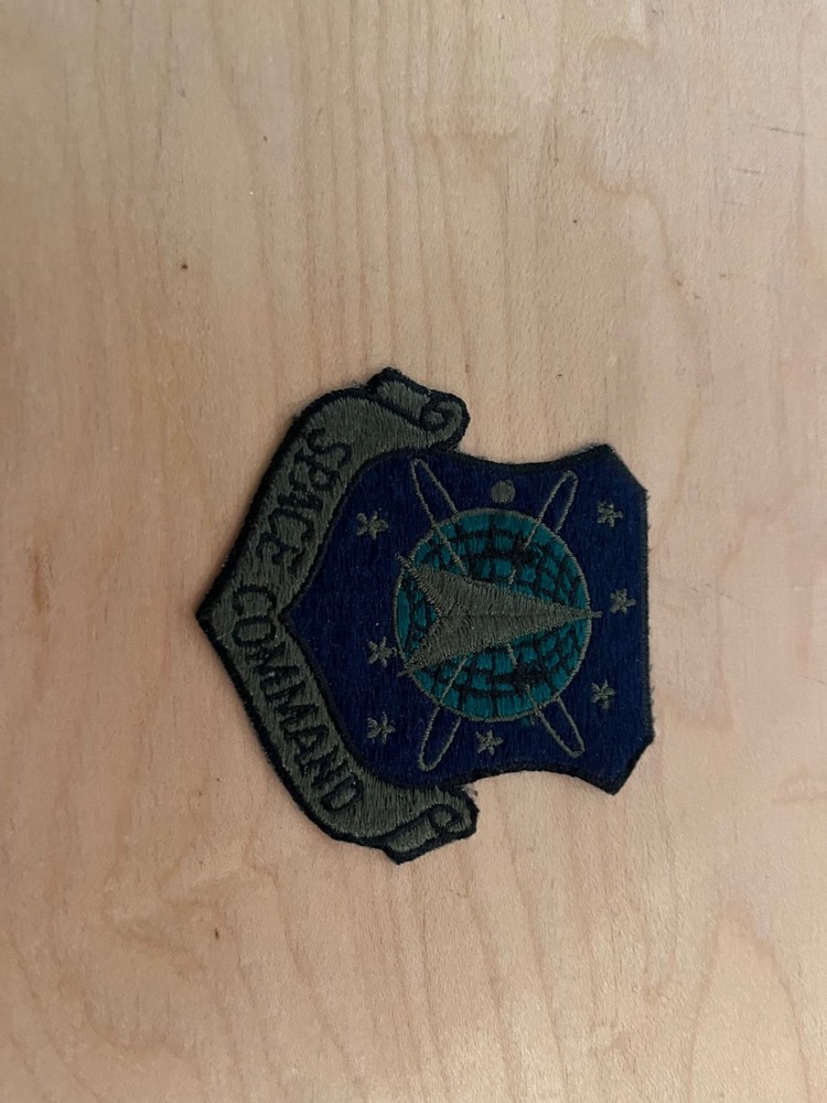 space command, vintage patch,1980's, new old stock