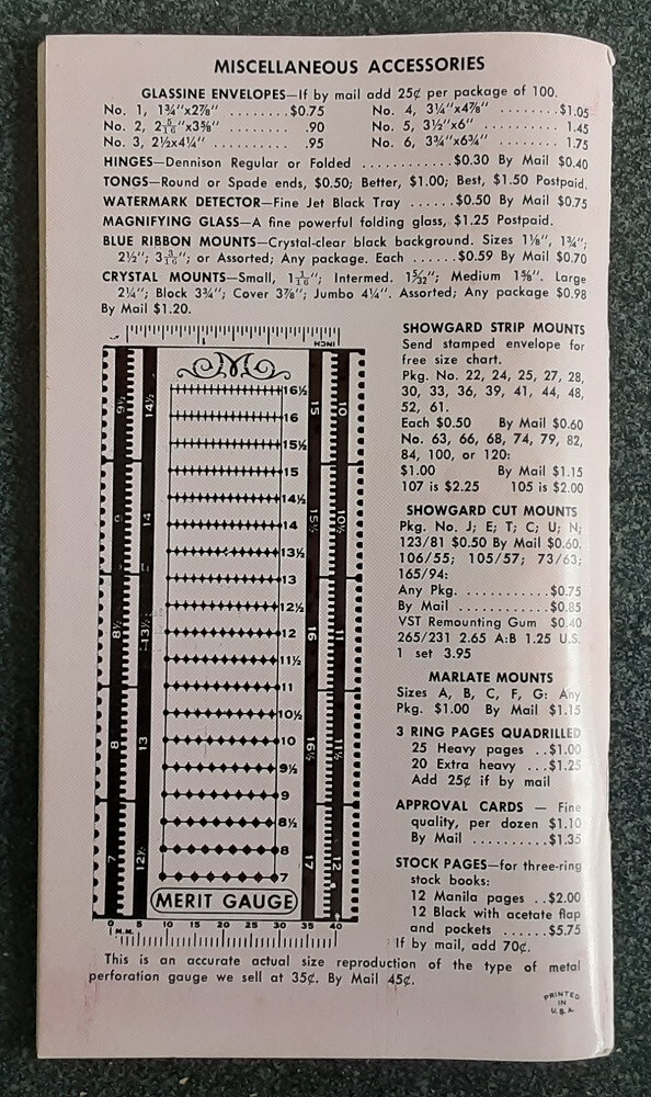 US 1973 60c Stamps' Price List Dayton's Department Minneapolis MN See Note 6609
