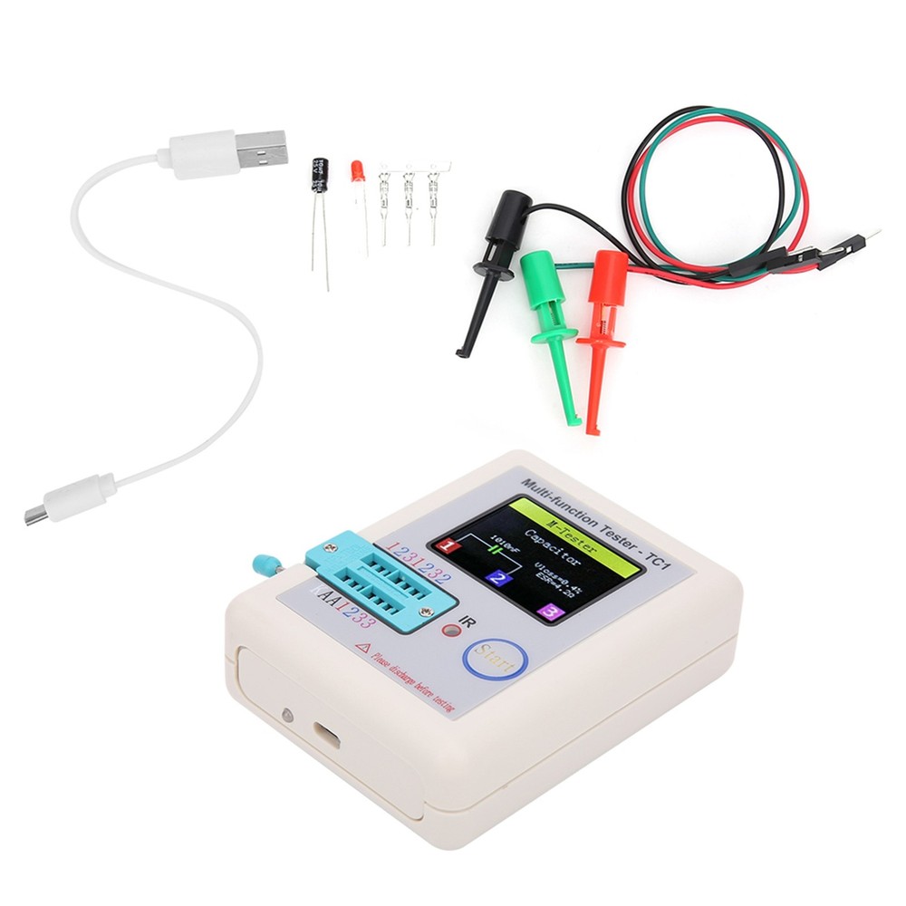 Multifunction Transistor Tester Portable Operation For Electronics Hobbyist Use