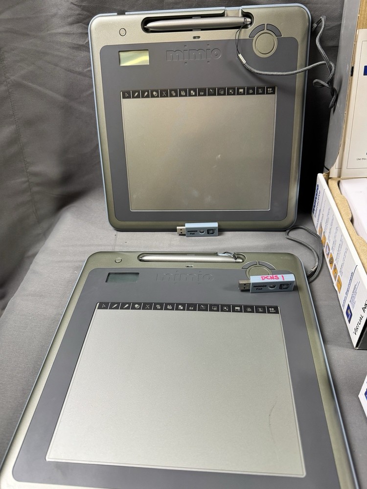 Mimio Bundle - Pads, Wireless Transmitters, Pens, Software, Etc - Not Tested