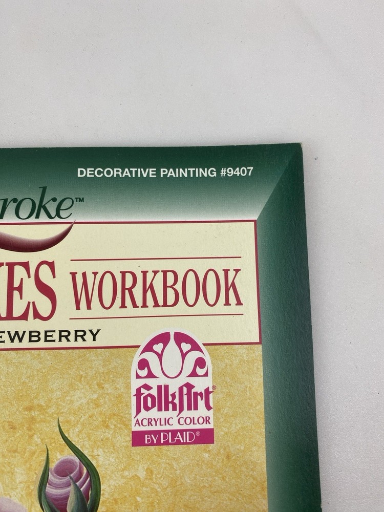 PLAID Decorative Painting 9407 Basic Strokes Workbook Art Instruction Complete