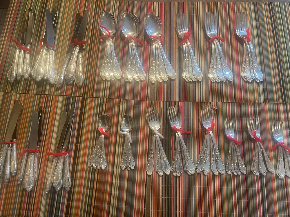 Fritz Voos ROSTFREI SOLINGEN 78 PC Silverplate Flatware