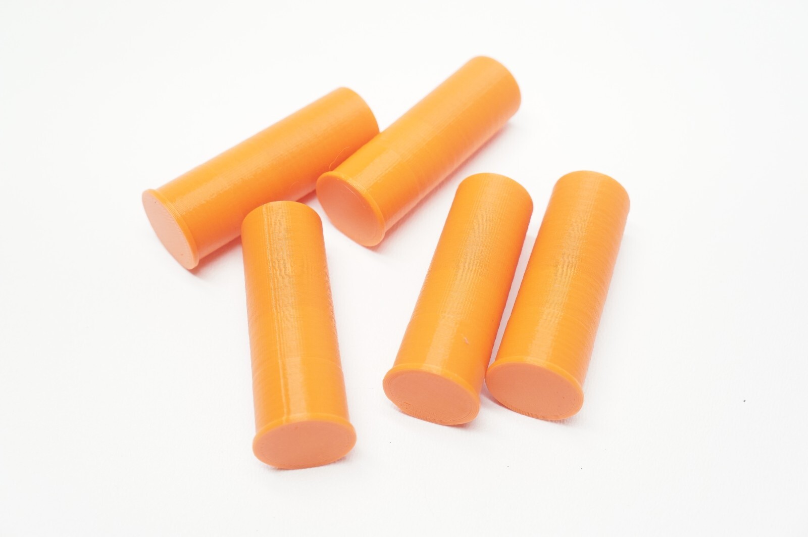 12Ga Snap Caps - Orange Safety Trainer Dummy Rounds 5Pc