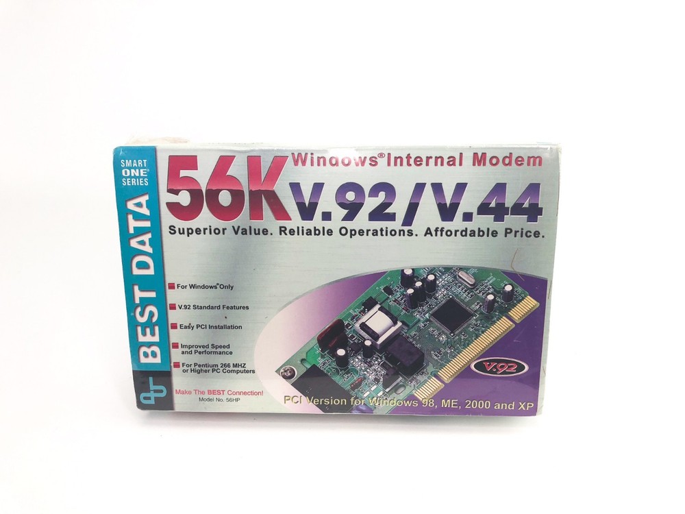 Best Data 56K v.92/v.44 Modem PCI Windows Interface